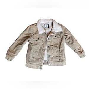 Cotton On Kids Corduroy Sherpa Coat